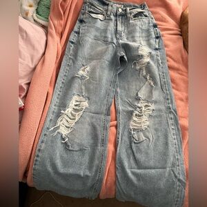 Juniors SO brand wide leg jeans